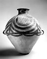 Ovoid Jar (Hu), Earthenware with pigments, China