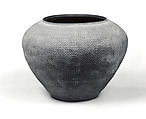 Wide-Mouthed Jar, Grey pottery, China