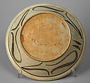 Dish with Floral Design, Stoneware with underglaze iron-oxide design, Thailand (Kalong)
