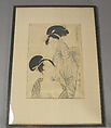 Two women after Bath, from the series Elegant Pines of Fivefold Needles (Furyu goyo no matsu), Kitagawa Utamaro Japanese, Woodblock print; mineral pigments and ink on paper, Japan