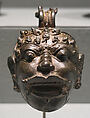 Pellet Bell in the Form of a Kala Head, Bronze, Indonesia (Java)