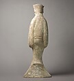 Large Figure of a Lady, Earthenware with remains of pigments, China