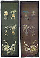 Embroidered Panel (from set of four), Silk, metallic thread, China