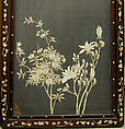 Embroidered Panel (from set of four), Silk, metallic thread, China