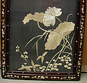 Embroidered Panel (from set of four), Silk, metallic thread, China