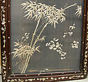 Embroidered Panel (from set of four), Silk, metallic thread, China
