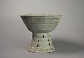 Bowl Shaped Pedestal, High fired pottery, Korea