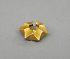 Ear Clip in the Shape of a Starfruit, Gold, Indonesia (Java)