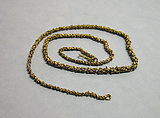 Twisted Wire Chain with Clasp, Gold, Indonesia (Java)
