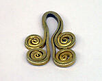 Pendant Composed of Two Sets of Volutes, Gold, Indonesia (Java)