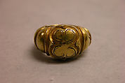 Ring with Incised Quatrefoil Design, Gold, Indonesia (Java)