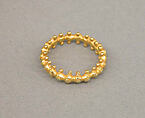 Ring Composed of Continuous Keben Fruit Motifs, Gold, Indonesia (Java)