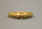 Ring with Double Vegetal Motifs, Gold, Indonesia (Java)