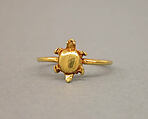 Ring with Tortoise Motif, Gold, Indonesia (Java)
