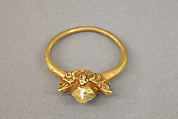 Ring with Pyramid Shaped Bezel, Gold, Indonesia (Java)