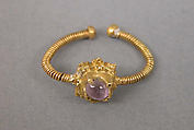Ring with Purple Stone, Gold with purple stone, Indonesia (Java)