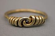 Ring with Twisted Coil Motif, Gold, Indonesia (Java)