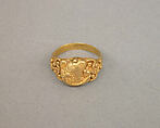 Ring with Oval Bezel and Raised Design of Fish, Gold, Indonesia (Java)