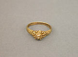 Ring with Raised Conical Motif, Gold, Indonesia (Java)