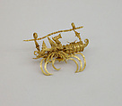 Pendant with Zoomorphic Motif, Gold, Indonesia (Java, Outer Islands [?])