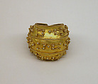 Spherical Weighted Clasp with Filigree Ornamentation, Gold, Indonesia (Java)