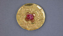 Subang (Ear Plug) with Foliate Design, Gold, Indonesia (Java)