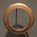 Anklet with Repeated Incised and Stippled Pattern, Gold, Indonesia (Java)