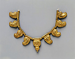 Necklace with Stylized Tiger Claws, Gold, Indonesia (Java)