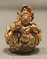Rod Finial Clip with Vishnu on Garuda, Gold, Indonesia (Java)