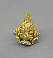 Rod Finial Clip with Foliate Designs, Gold, Indonesia (Java)