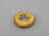 Pair of Ear Clips, Gold, Indonesia (Java)