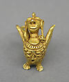 Clothing Fastener (Button) with Kinnara, Gold, Indonesia (Java)