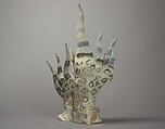 Tomb guardian beast (Zhenmushou), Earthenware with pigment, China