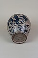 Jar with flowers, Porcelain painted in underglaze cobalt blue (Zhangzhou ware), China