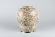 Jar, Porcelain with crackled glaze (Zhangzhou ware), China