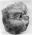 Fragment: Head of Buddhist Image, Dry painted lacquer (Kanshitsu), Japan