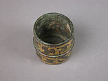 Pole top, Bronze inlaid with gold, China