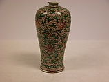 Vase, Porcelain painted with overglaze enamels, China