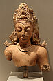 Bust of Vishnu, Terracotta, India (Bengal) or Bangladesh