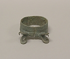 Bracelet with Two Facing Dragonflies, Bronze, Thailand