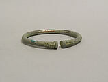 Open Solid Bangle, Bronze, Thailand