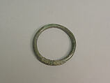 Bracelet with Applied Chevron Design, Bronze, Thailand