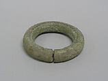 Hollow Bangle with Small Circular Patterns, Bronze, Thailand
