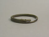 Solid Undecorated Bangle, Bronze, Thailand