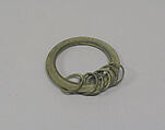 Bangle with Rings, Bronze, Thailand