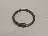 One of a Pair of Overlapping Undecorated Anklets, Bronze, Vietnam (North, Highlands?)
