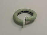 Hollow Anklet with Flattened Ends, Bronze, Thailand