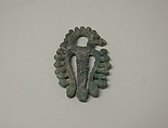 One of a Pair of Ear Pendants, Bronze, Vietnam (North) or Indonesia (Sumatra)