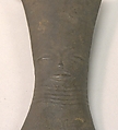 Hafted Ax with Face, Bronze, Indonesia