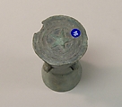 Lime Container in the Form of a "Mloko" Drum, Bronze, Indonesia (Java, Lumajang, Pasiran)